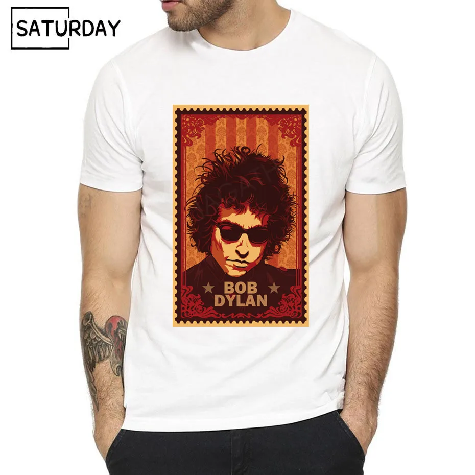 Men Bob Dylan T-shirt Summer Casual Short O-Neck White Hipster T-shirt Unisex Clothes
Men Bob Dylan T-shirt Summer Casual Short O-Neck White Hipster T-shirt Unisex Clothes