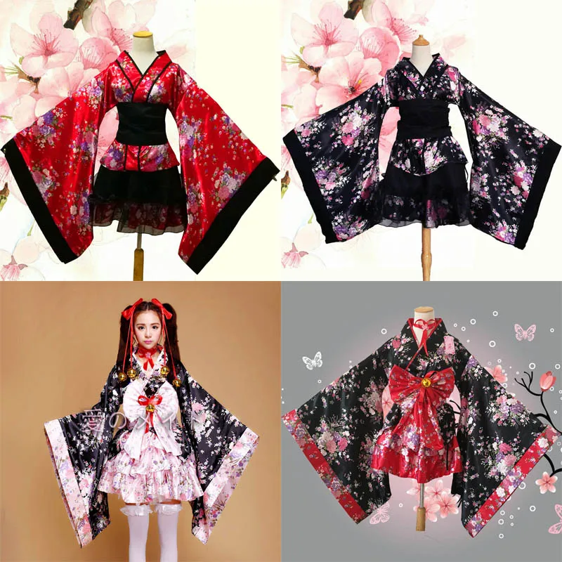 Woman Coplay Hatsune Future Lolita clothing Japanese Kimono Cherry Blossom Traditional National Coffee Maid Costume
Woman Coplay Hatsune Future Lolita clothing Japanese Kimono Cherry Blossom Traditional National Coffee Maid Costume