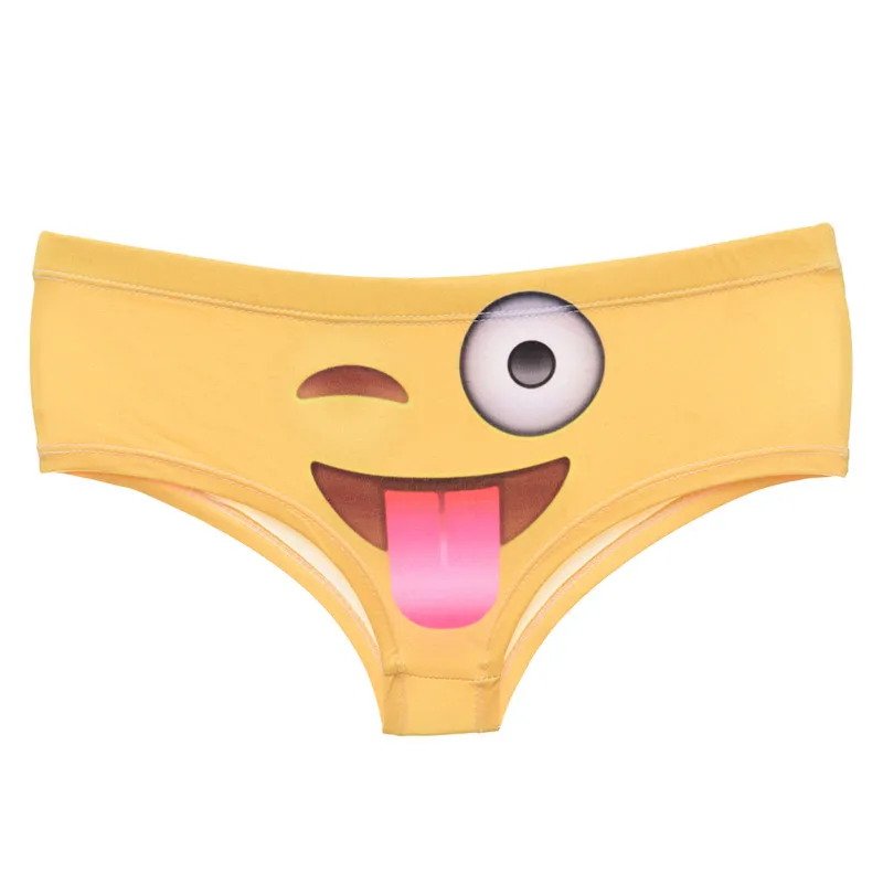 DeanFire Cute 3D Panties Underwear Women emoji tongue yellow Funny Print Lovely Push Up Briefs lingerie thong for female
DeanFire Cute 3D Panties Underwear Women emoji tongue yellow Funny Print Lovely Push Up Briefs lingerie thong for female