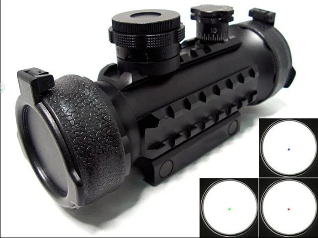 Hunting Riflescope 1x42 Red Green Blue Dot Sight Assault Rifle Scope with Tri Weaver Rail
Hunting Riflescope 1x42 Red Green Blue Dot Sight Assault Rifle Scope with Tri Weaver Rail