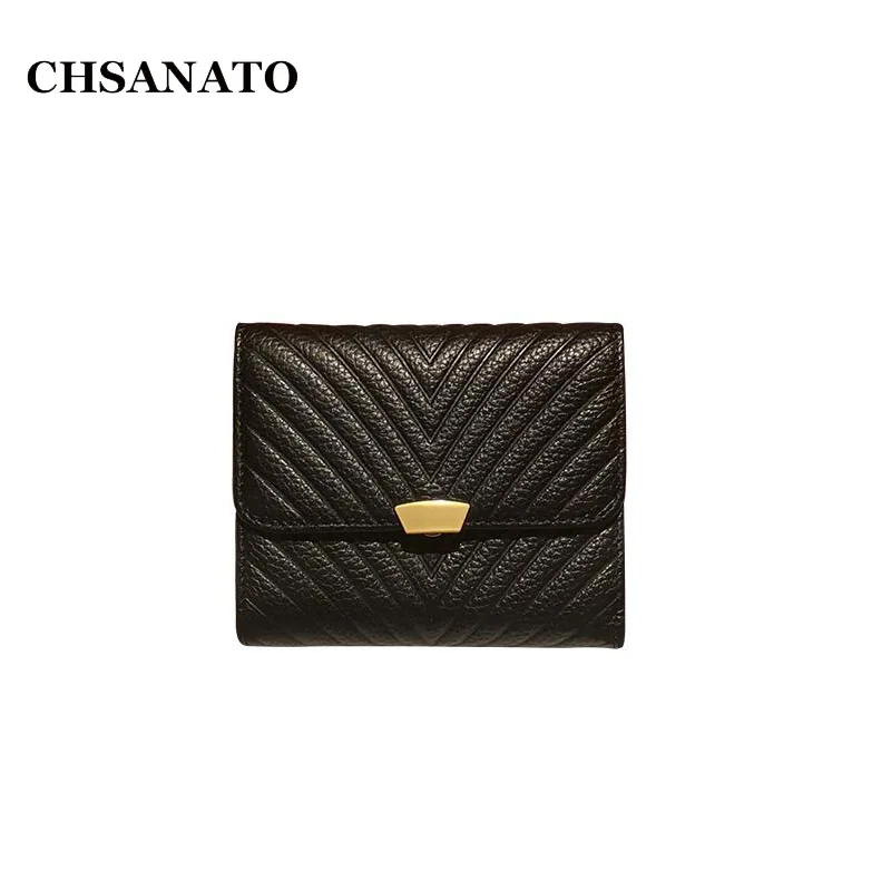 CHSANATO High Quality 100% Genuine Leather Credit Card Holder Girls Business ID Cardholder Multifunction Slim Mini Wallet 
CHSANATO High Quality 100% Genuine Leather Credit Card Holder Girls Business ID Cardholder Multifunction Slim Mini Wallet
