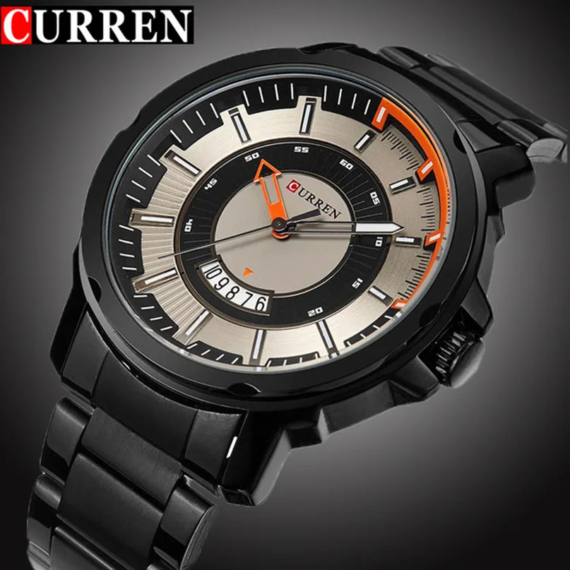Curren Sport Quartz Watch Fashion Casual Mens Watches Top Brand Luxury Military Wrist Watch Men Army Black Steel Band Clock Man
Curren Sport Quartz Watch Fashion Casual Mens Watches Top Brand Luxury Military Wrist Watch Men Army Black Steel Band Clock Man