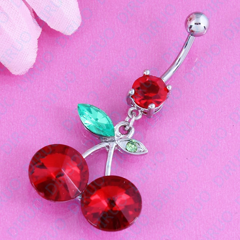 Free Shipping 1PC Sale 316L Surgical Steel Red Double Cherry Dangle Navel Belly Ring nickel-free body piercing jewelry
Free Shipping 1PC Sale 316L Surgical Steel Red Double Cherry Dangle Navel Belly Ring nickel-free body piercing jewelry