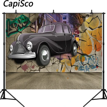 Capisco 3D Graffiti walls car Photography Backgrounds Vinyl Custom Camera Photographic Backdrops For Photo Studio
Capisco 3D Graffiti walls car Photography Backgrounds Vinyl Custom Camera Photographic Backdrops For Photo Studio