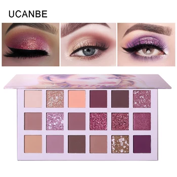 Ucanbe 18 Colors Aromas Palette Nude Matte Eyeshadow Natural Glitter Shine Eye Shadow Pigment Waterproof Rose Beauty Cosmetics 
Ucanbe 18 Colors Aromas Palette Nude Matte Eyeshadow Natural Glitter Shine Eye Shadow Pigment Waterproof Rose Beauty Cosmetics