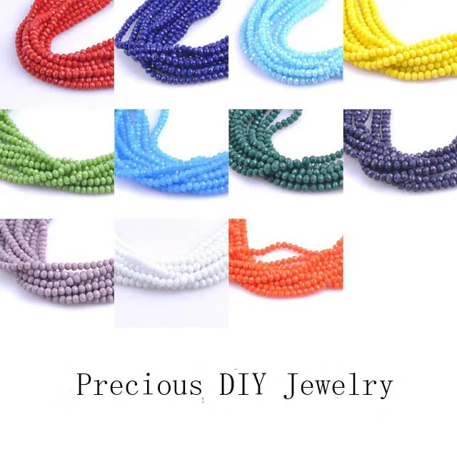 Glass Crystal Flat round Faceted Loose Spacer Beads For Bracelet Jewelry 4mm about 300pcs TRS0125-4
Glass Crystal Flat round Faceted Loose Spacer Beads For Bracelet Jewelry 4mm about 300pcs TRS0125-4