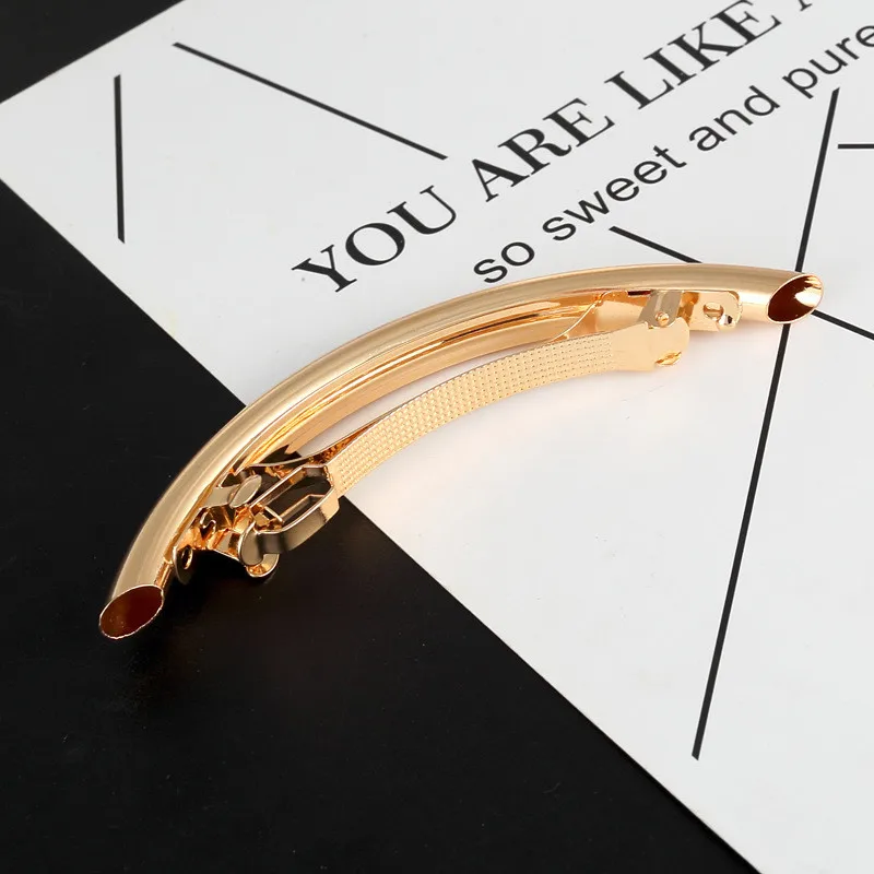 1Pcs Simple Personality Decorations Fashion Style Women Hair Clips Cool Metal Gold/Silver Plain ARC Tube Big Hairpin Accessories
1Pcs Simple Personality Decorations Fashion Style Women Hair Clips Cool Metal Gold/Silver Plain ARC Tube Big Hairpin Accessories