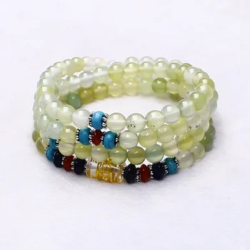 Wholesale 6mm 108 Beads Natural Green Stripes Quartz crystal Round Beads Charms Lucky Gift for Women Beautiful Bracelets
Wholesale 6mm 108 Beads Natural Green Stripes Quartz crystal Round Beads Charms Lucky Gift for Women Beautiful Bracelets