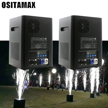 

(2pcs)Free Shipping Electric Fireworks Machine 600W Cold Spark Wedding Flame Fountain DMX Control Sparkular Firework Stage Light