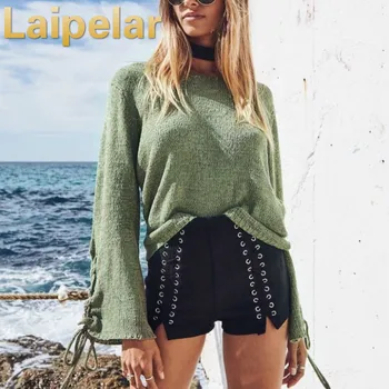 Laipelar 2018 New women bandage sleeves sweater long sleeve o-neck autumn/winter sweaters casual loose knitwear pullover
Laipelar 2018 New women bandage sleeves sweater long sleeve o-neck autumn/winter sweaters casual loose knitwear pullover