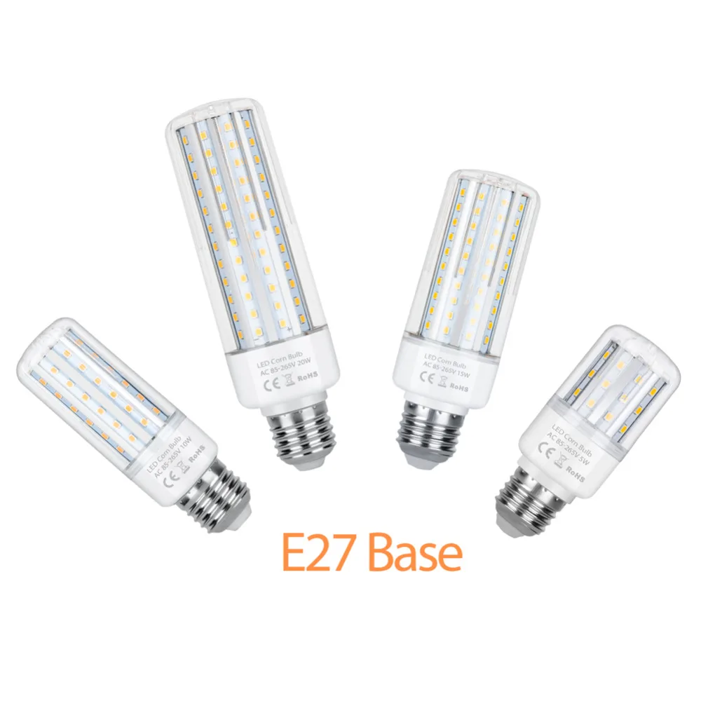 E14 10W Light Bulb Led E27 High Power 20W lampe led 220V Corn Bulb led 5W 15W No Flicker Chandelier Light Decoration Home 2835
E14 10W Light Bulb Led E27 High Power 20W lampe led 220V Corn Bulb led 5W 15W No Flicker Chandelier Light Decoration Home 2835
