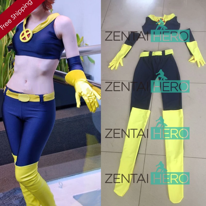 Free Shipping DHL NEW X- Men Jean Grey Costume Navy Lycra Spandex Phoenix Superhero Cosplay Costume For 2017 Halloween XMJG101
Free Shipping DHL NEW X- Men Jean Grey Costume Navy Lycra Spandex Phoenix Superhero Cosplay Costume For 2017 Halloween XMJG101