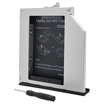 CHIPAL Chipset SATA 3.0 2nd HDD Caddy 12.7mm for 2.5 Inch SSD Hard Disk Case Enclosure for HP 4320 4320P DVD/CD-ROM Optical Bay
CHIPAL Chipset SATA 3.0 2nd HDD Caddy 12.7mm for 2.5 Inch SSD Hard Disk Case Enclosure for HP 4320 4320P DVD/CD-ROM Optical Bay