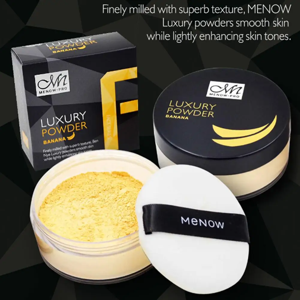 15g Menow Banana Loose Powder Finishing Face Smooth Foundation Concealer Cosmetic Powder Makeup Fashion
15g Menow Banana Loose Powder Finishing Face Smooth Foundation Concealer Cosmetic Powder Makeup Fashion