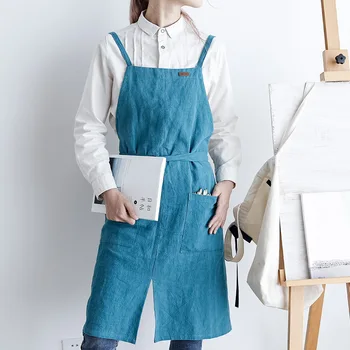 Brief Nordic Wind Adjustable denim Cotton Linen Cooking Kitchen Apron For Woman Cafe Shop smock Hairdresser bib Custom Logo Gift
Brief Nordic Wind Adjustable denim Cotton Linen Cooking Kitchen Apron For Woman Cafe Shop smock Hairdresser bib Custom Logo Gift