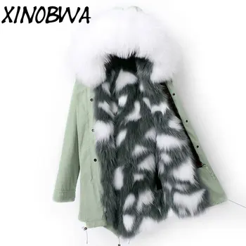 Hot Women Winter Fashion Casual Loose Large Real Fox Fur Collar And Lining Thick Warm Long Coats Ladies Oversize Parkas Jackets
Hot Women Winter Fashion Casual Loose Large Real Fox Fur Collar And Lining Thick Warm Long Coats Ladies Oversize Parkas Jackets