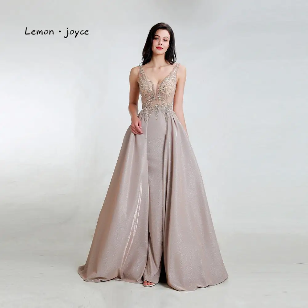 Lemon joyce Formal Evening Dresses 2019 Sexy V-neck Beading Illusion Backless A-line Prom Dress Party Gowns robe de soiree
Lemon joyce Formal Evening Dresses 2019 Sexy V-neck Beading Illusion Backless A-line Prom Dress Party Gowns robe de soiree