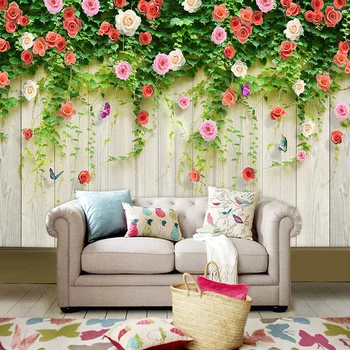 Custom Any Size 3D Mural Wallpaper Modern Wood Board Flowers Wall Painting Living Room TV Sofa Backdrop Wall Home Decor Frescoes 
Custom Any Size 3D Mural Wallpaper Modern Wood Board Flowers Wall Painting Living Room TV Sofa Backdrop Wall Home Decor Frescoes