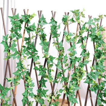 190cm Artificial Plants Silk Flowers Creeper rattan green leaves Branch Ivy vine Wall Hanging Home Wedding Garden Backdrop Decor
190cm Artificial Plants Silk Flowers Creeper rattan green leaves Branch Ivy vine Wall Hanging Home Wedding Garden Backdrop Decor