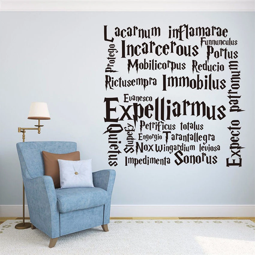 Home Decoration Accessories Quote Wall Sticker Kids Room Movie Spells Decal Vinyl Art Decor Nursery Living D324
Home Decoration Accessories Quote Wall Sticker Kids Room Movie Spells Decal Vinyl Art Decor Nursery Living D324
