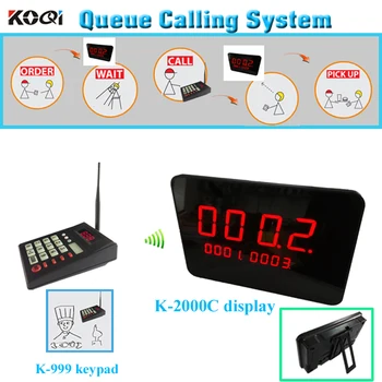Queue management system guest paging system pagers for waiter K-999 transmitter K-2000C monitor
Queue management system guest paging system pagers for waiter K-999 transmitter K-2000C monitor