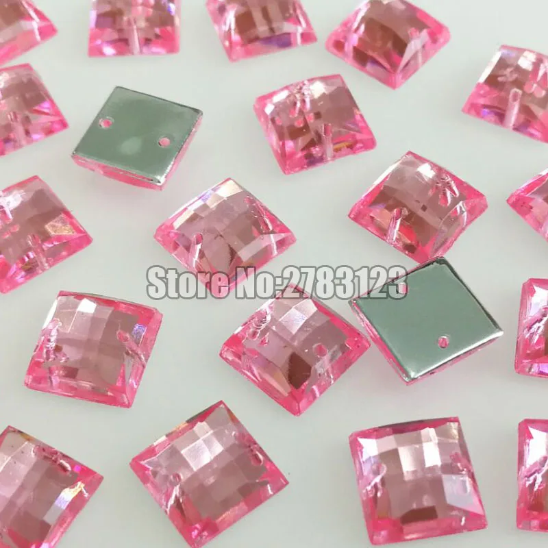 50pcs Pink square flatback high quality Acryl sew on rhinestones with two holes use for diy/clothing accessories SWYS07
50pcs Pink square flatback high quality Acryl sew on rhinestones with two holes use for diy/clothing accessories SWYS07