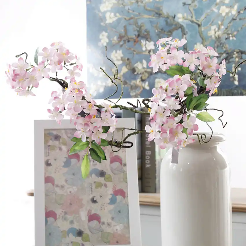 1pc Artificial Cherry Blossoms Short Tree Branches Sakura Cherry