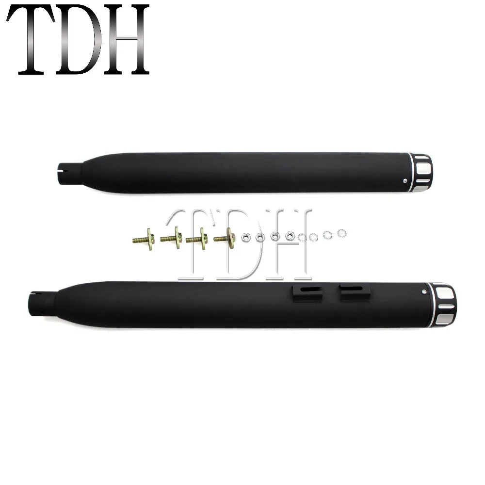 1 Pair Black Motorcycle Slip On Exhaust Muffler 45mm Silencer Pipes For Harley Touring Chopper Racer Bobber 1995-later
1 Pair Black Motorcycle Slip On Exhaust Muffler 45mm Silencer Pipes For Harley Touring Chopper Racer Bobber 1995-later