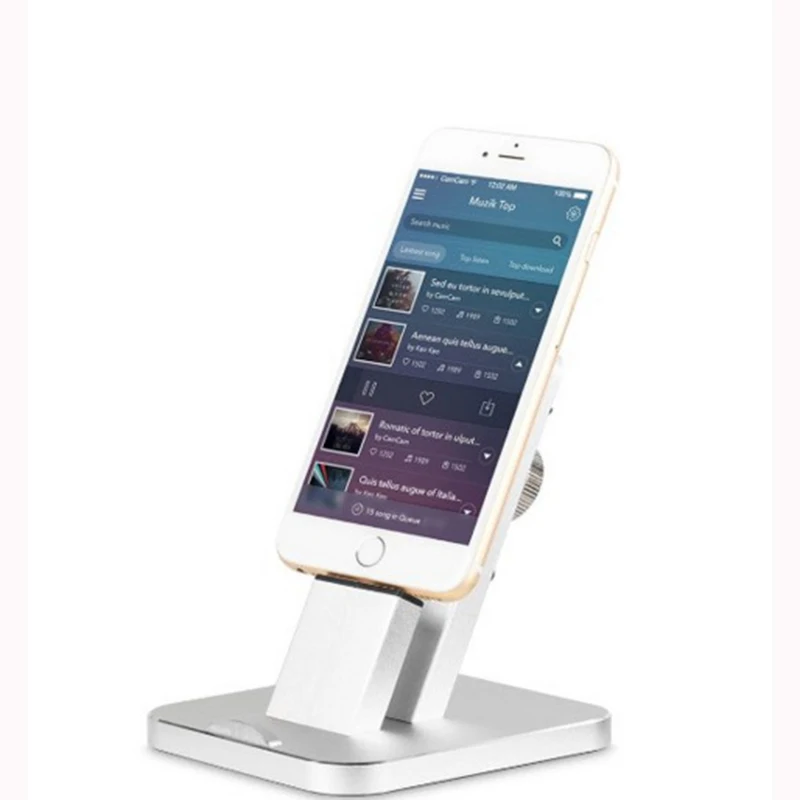 1Pcs High Quality Aluminium alloy Metal Charging for iPhone 5 6s 7 plus Mobile Phone Dock Desk Holder Stand Charge Free Shipping
1Pcs High Quality Aluminium alloy Metal Charging for iPhone 5 6s 7 plus Mobile Phone Dock Desk Holder Stand Charge Free Shipping