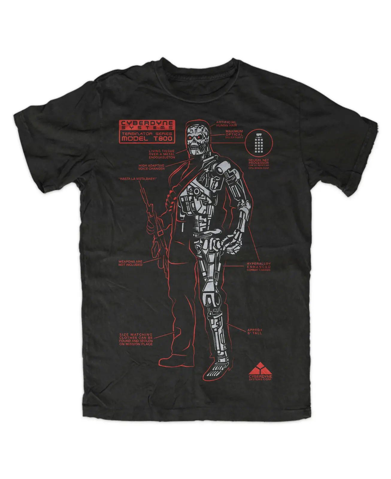 Terminator T800 Premium T-Shirt Arnold Schwarzenegger, John Conner,Model T800 T-Shirt Unisex Tees
Terminator T800 Premium T-Shirt Arnold Schwarzenegger, John Conner,Model T800 T-Shirt Unisex Tees