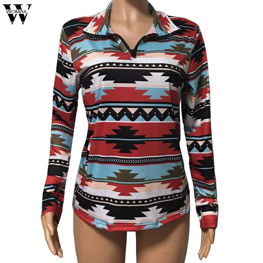 Womail Sweatshirts 1PC Sweatshirt Women Plus Size Long Sleeve African Geometric Print Zipper Pocket Casual Tops Dec17
Womail Sweatshirts 1PC Sweatshirt Women Plus Size Long Sleeve African Geometric Print Zipper Pocket Casual Tops Dec17