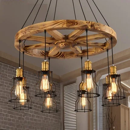 DOXA Wood Loft Industrial Pendant Lights Vintage Retro Pendant Lamp For Bedroom Living Room Restaurant Suspension Luminaire
DOXA Wood Loft Industrial Pendant Lights Vintage Retro Pendant Lamp For Bedroom Living Room Restaurant Suspension Luminaire