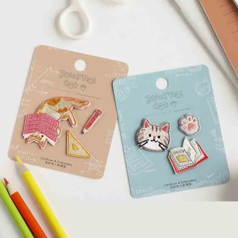 3Pcs/Pack Kawaii Lovely Animals Cats Embroidery Sticker Stickers for Clothes Decorative Sticker Hand Account Sticker
3Pcs/Pack Kawaii Lovely Animals Cats Embroidery Sticker Stickers for Clothes Decorative Sticker Hand Account Sticker