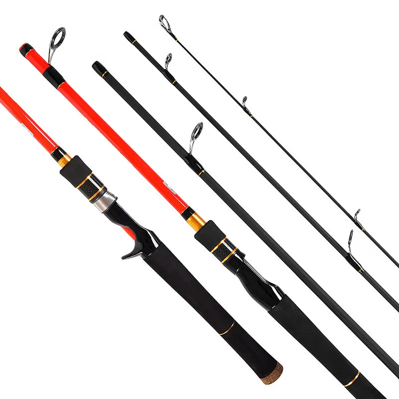Travel1.8m-2.4m Carbon Saltwater Fishing Lure Rod 4Section XH Power Spinning EVA Casting Textile PortableSea Fishing Tackle
Travel1.8m-2.4m Carbon Saltwater Fishing Lure Rod 4Section XH Power Spinning EVA Casting Textile PortableSea Fishing Tackle