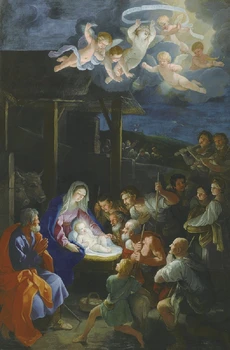 Canvas picture beautiful print art craft oil painting Angels escort the birth of Jesus fine gift for family
Canvas picture beautiful print art craft oil painting Angels escort the birth of Jesus fine gift for family