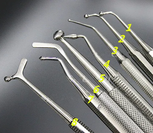8pcs/set Dental Composite Filling Instrument spatula Amalgam Plastic Double Ends
8pcs/set Dental Composite Filling Instrument spatula Amalgam Plastic Double Ends