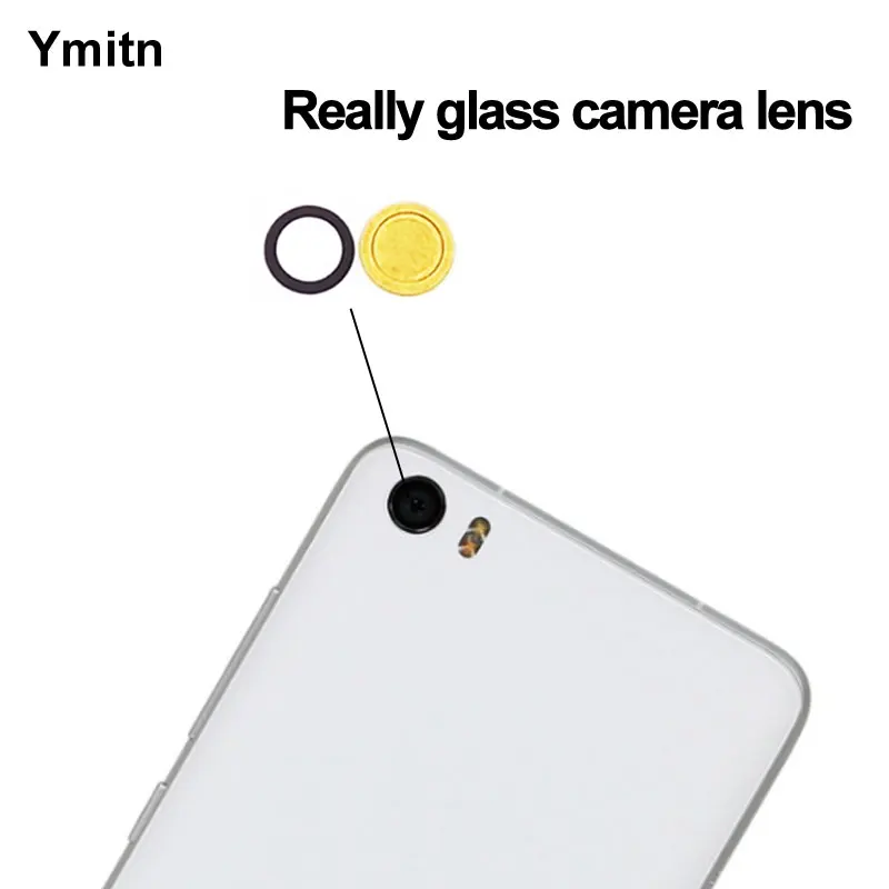 

2PCS Ymitn New Back Rear HD Camera Glass Lens Cover with Adhesive Replacement For Xiaomi 5 Mi5 Mi 5 M5