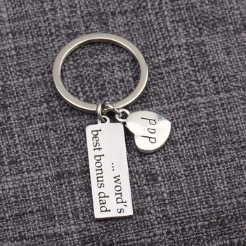 Dad Charm Key Ring Pendant Heart Best Bonus Dad Keychain Gifts For Stepfather Daddy Creative Significant Gift Bag Charm Jewelry
Dad Charm Key Ring Pendant Heart Best Bonus Dad Keychain Gifts For Stepfather Daddy Creative Significant Gift Bag Charm Jewelry
