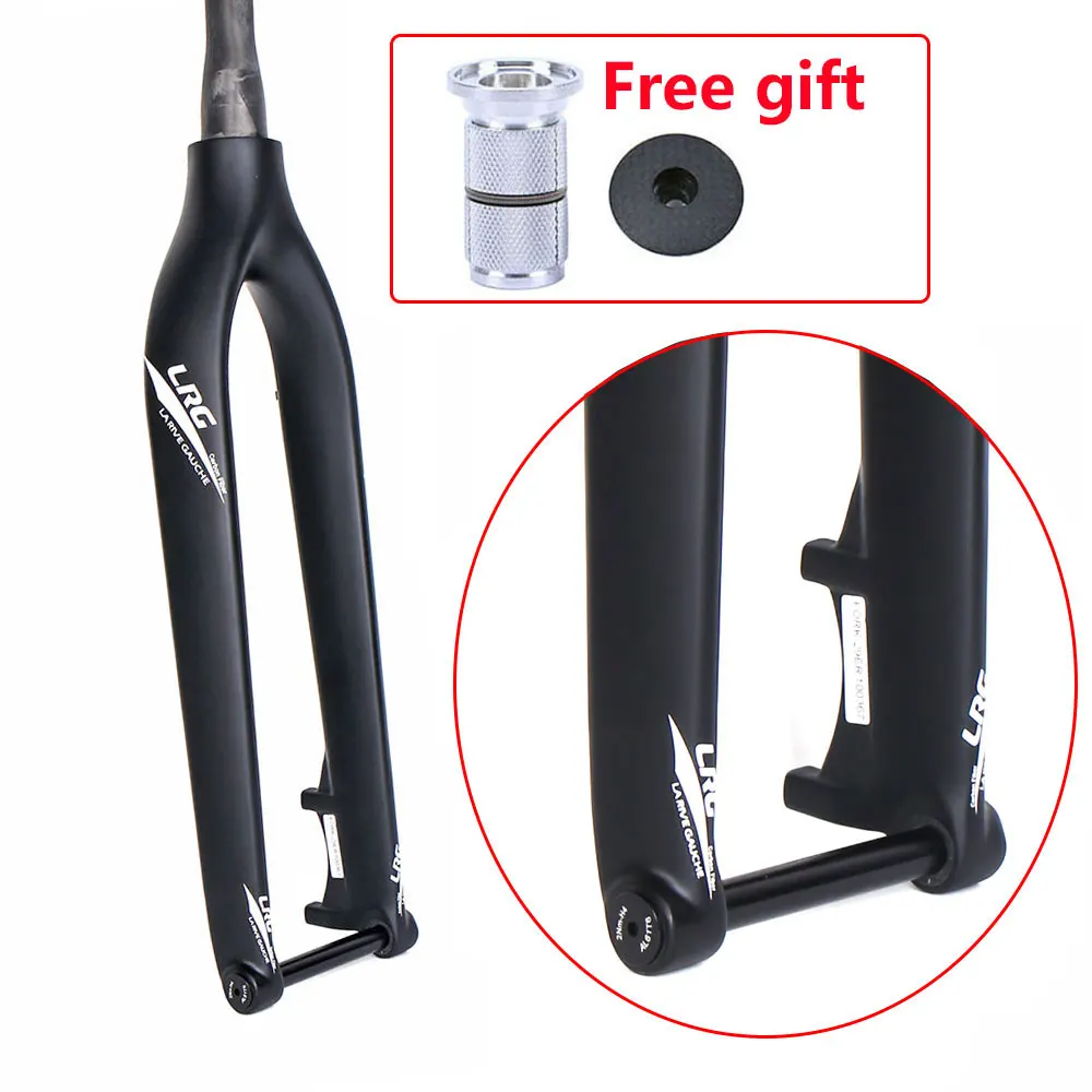 LRG Carbon fiber fork Mountain bike 29 inch Mountain bike 1"1/8 - 1/2" Thru Axle 15mm disc Carbon forks
LRG Carbon fiber fork Mountain bike 29 inch Mountain bike 1"1/8 - 1/2" Thru Axle 15mm disc Carbon forks