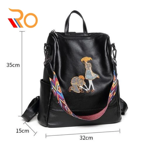 Hot Fashion Embroidery Women Backpacks Nylon School Bags For Teenage Girls Practical Functional Travel Female Backpack
Hot Fashion Embroidery Women Backpacks Nylon School Bags For Teenage Girls Practical Functional Travel Female Backpack