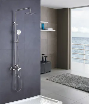 Bathroom Shower Set Brass Chrome Wall Mounted Shower Faucet Shower Head Water Saving Nozzle Aerator thermostatic shower column
Bathroom Shower Set Brass Chrome Wall Mounted Shower Faucet Shower Head Water Saving Nozzle Aerator thermostatic shower column