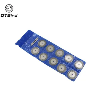 10pcs/set 30mm Mini Diamond Saw Blade Silver Cutting Discs with 2X Connecting Shank For Dremel Drill Fit Rotary Tool
10pcs/set 30mm Mini Diamond Saw Blade Silver Cutting Discs with 2X Connecting Shank For Dremel Drill Fit Rotary Tool