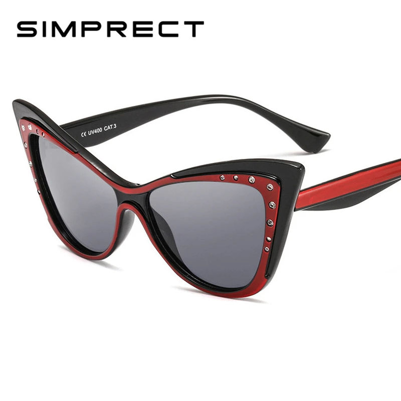 SIMPRECT Diamond Cat Eye Sunglasses Women Luxury Brand Designer Oversized Sun Glasses Fashion Butterfly Lunette Soleil De Soleil
SIMPRECT Diamond Cat Eye Sunglasses Women Luxury Brand Designer Oversized Sun Glasses Fashion Butterfly Lunette Soleil De Soleil
