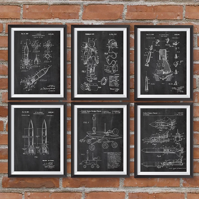 Space Patent Poster