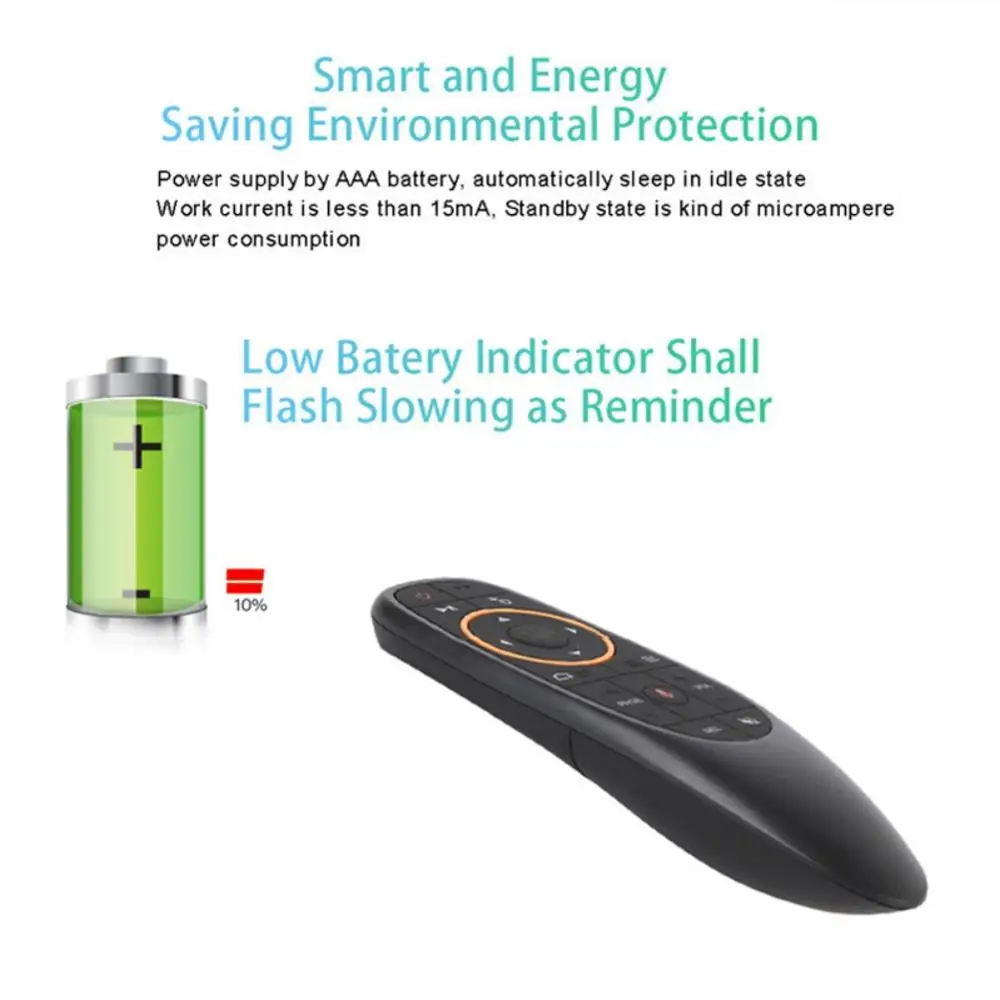 Universal Air Mouse Controller, 2.4G Wireless Voice Remote Control For Android TV Box/PC
Universal Air Mouse Controller, 2.4G Wireless Voice Remote Control For Android TV Box/PC