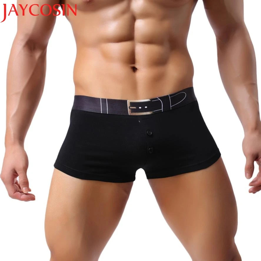JAYCOSIN New Fashion Men's Faux Belt Print Underwear Male Gay's Sexy Boxer Comfortable Underpant 160118 Drop Shipping
JAYCOSIN New Fashion Men's Faux Belt Print Underwear Male Gay's Sexy Boxer Comfortable Underpant 160118 Drop Shipping