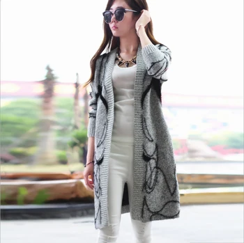 Free shipping in the spring and autumn of the new women abstract bat sleeve contracted graffiti long joker cardigan sweater 0
Free shipping in the spring and autumn of the new women abstract bat sleeve contracted graffiti long joker cardigan sweater 0