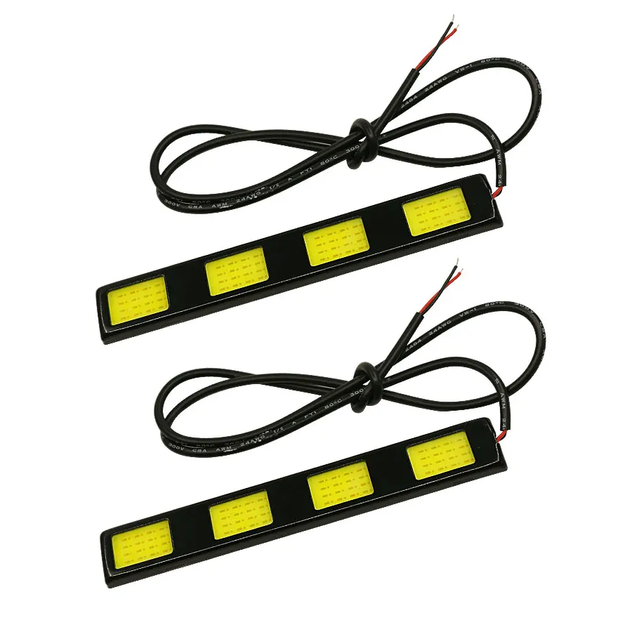 New 2pcs/lot Waterproof Daytime Running Driving Light 4 LED COB 24W DC12V DRL Auto Car Driving Front Fog Lamp White Bulb For Car
New 2pcs/lot Waterproof Daytime Running Driving Light 4 LED COB 24W DC12V DRL Auto Car Driving Front Fog Lamp White Bulb For Car
