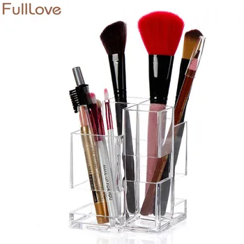 FullLove 9*12cm 2018 New Acrylic Storage Boxes & Bins 4 Grid Clear Makeup Brushes Container Case Cosmetic Organizer Storage Box
FullLove 9*12cm 2018 New Acrylic Storage Boxes & Bins 4 Grid Clear Makeup Brushes Container Case Cosmetic Organizer Storage Box