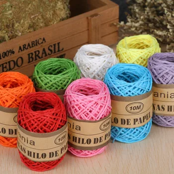10m/roll DIY Raffia Ribbon Cord Rope For Palm Packaging Paper Rope Gift Box Packing Multicolor Xmas Wedding Party Decoration
10m/roll DIY Raffia Ribbon Cord Rope For Palm Packaging Paper Rope Gift Box Packing Multicolor Xmas Wedding Party Decoration